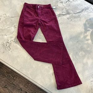 NWT girls corduroy high rise flares size 14